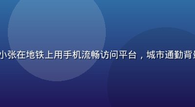 91n.com 移动端用户小张在地铁上用手机流畅访问平台，城市通勤背景，展现随时随地访问便利性